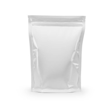 Ayağa Kalkın Poşet Model 3B Beyaz Arkaplanda İzole Edilmiş