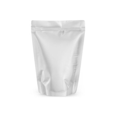 Ayağa Kalkın Poşet Model 3B Beyaz Arkaplanda İzole Edilmiş