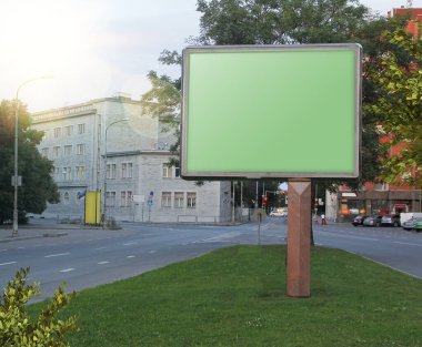 Sokak Kenarı Reklam Panosu Posteri