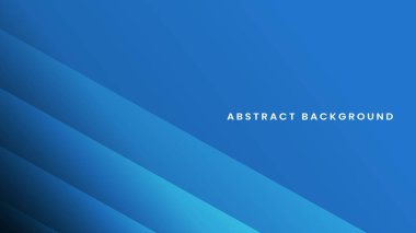 Kopyalama alanı olan basit soyut mavi arkaplan. Vektör Eps10