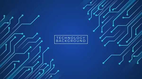 Devreler mavi dijital teknoloji arka planı. Vektör Eps10