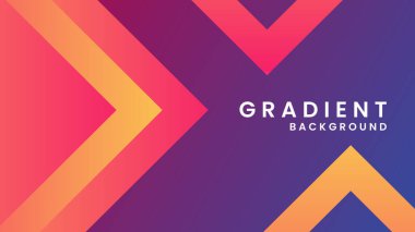 Abstract Shape Gradient Background. Suitable for banner, poster, landing page, cover, web, greeting card, promotion, etc. Vector Background