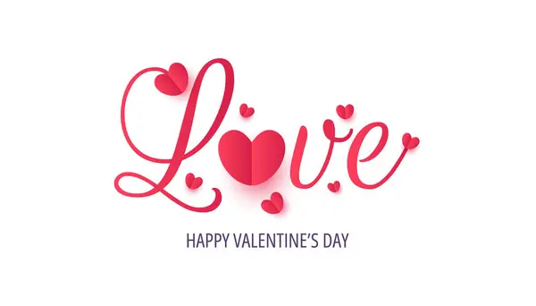 El yazısıyla yazılmış yazı ile Aşk Mektubu. Sevgililer Günü tebrik kartı..