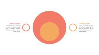 İki Katmanlı Soğan Diyagramı Bilgileri. Slayt sunumları için uygun.