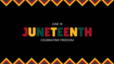 Haziran Özgürlük Günü Dekorasyonlu Tasarım