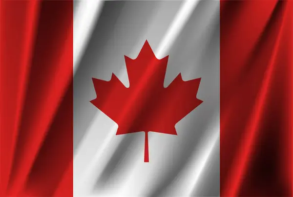Официальный Вектор Флага Канады — стоковый вектор