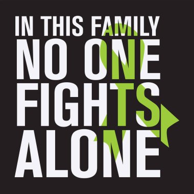 Lenfoma Farkındalık Tişört Tasarımı, Yeşil Kurdele Vektörü