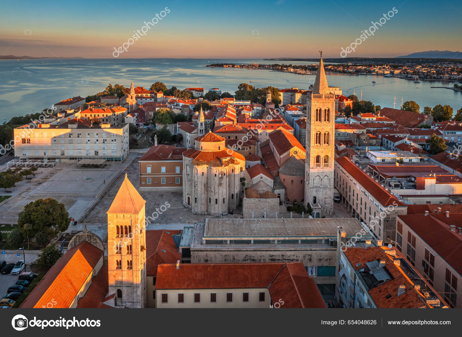 Cidade Velha De Split, Croácia Foto de Stock - Imagem de
