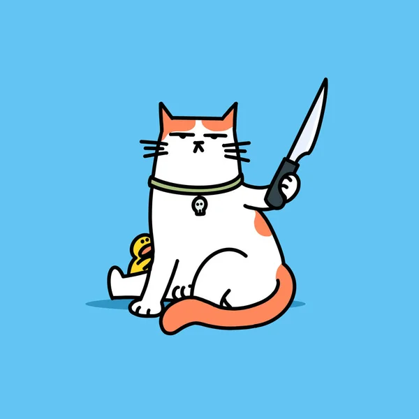 cute cat illustration, Cat or kitten characters design