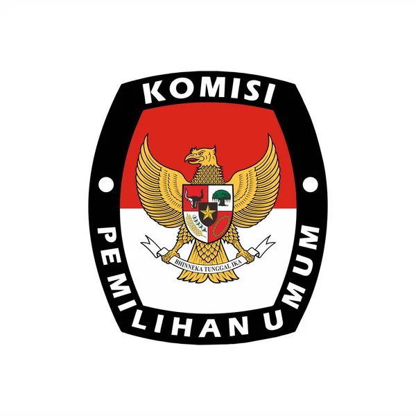Logo Commission Électorale Indonésienne — Image vectorielle