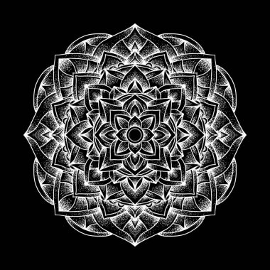 vektör lineal mandala Illustration arkaplanı