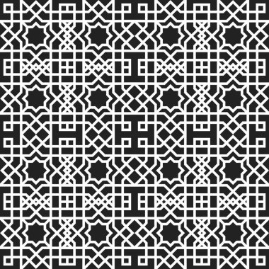 Arapça model arka plan. İslami süs vektörü. Geleneksel Arap geometrisi.