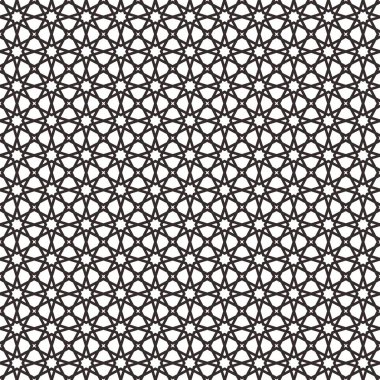 Arapça model arka plan. İslami süs vektörü. Geleneksel Arap geometrisi.