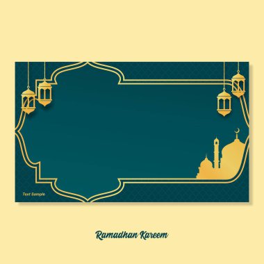 İslami geçmiş, Arabesk geçmişi. Müslüman Kutsal Ayı Ramazan Kareem. Ramazan Mübarek