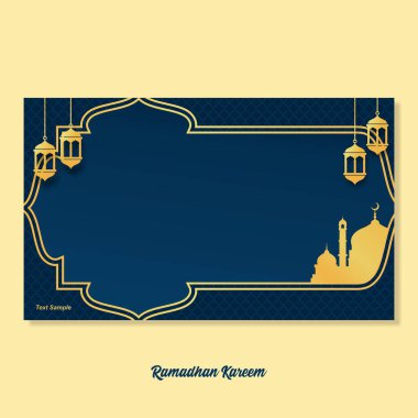 İslami geçmiş, Arabesk geçmişi. Müslüman Kutsal Ayı Ramazan Kareem. Ramazan Mübarek