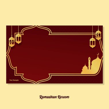 İslami geçmiş, Arabesk geçmişi. Müslüman Kutsal Ayı Ramazan Kareem. Ramazan Mübarek