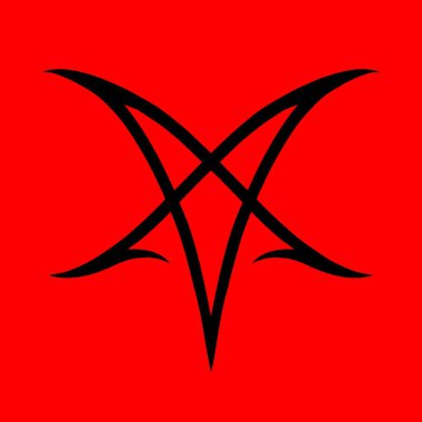 Esrarengiz okült pentagram, sihirli işaretler. Şeytan pentagram dövmesi, sihirli mason mühür, şeytan pentagram çizgisi vektör sembolleri. Simya, cadılık esrarengiz ya da beş köşeli yıldız işaretleri.