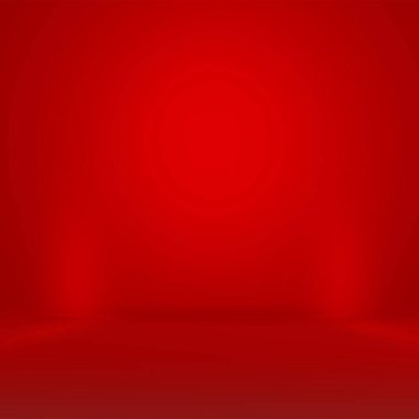 Soyut lüks, yumuşak, kırmızı arka plan, Noel Sevgililer Günü planı, stüdyo, oda, web şablonu, düz daire eğimli iş raporu.