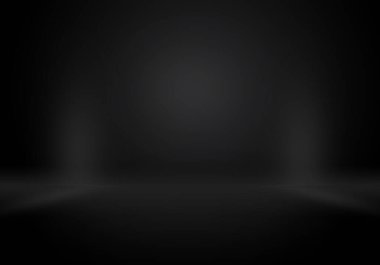 Soyut lüks bulanık koyu gri ve siyah gradyan. Ürünlerinizi sergilemek için arka plan stüdyo duvarı olarak kullanılır..