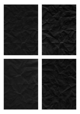 Siyah arkaplana yapıştırılmış fatura ya da not kağıdı