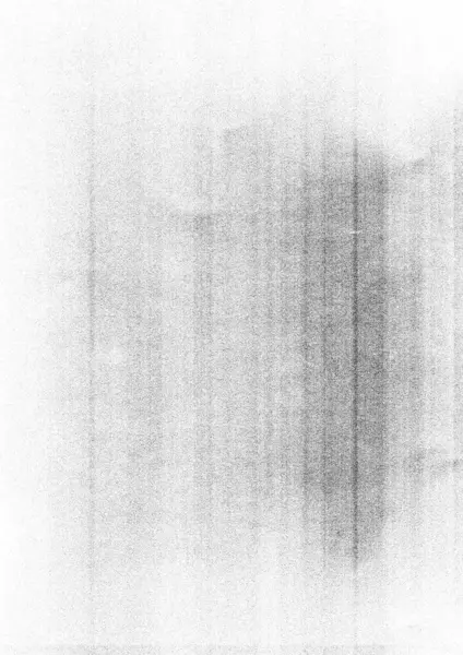 Kağıt Tarama Doku Fotokopisi. Grunge Sert Siyah ve Beyaz Sıkıntılı Film Gürültüsü Örtüsü Yapısı