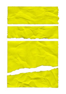 Yırtık kağıt, kenar doku parçalarını yırtar.