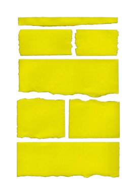 Yırtık kağıt, kenar doku parçalarını yırtar.