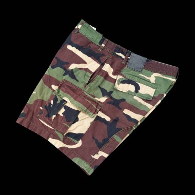 Kamuflaj şortu, ordu şablonu, kargo pantolonu, yaz kampı..