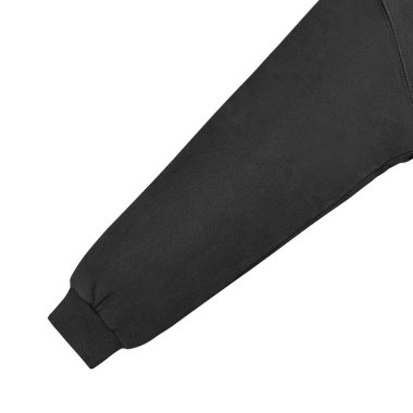 Beyaz arka planda siyah şablon ve öndeki boş kazak rengi. Mürettebat boynu.