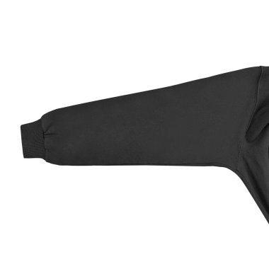 Beyaz arka planda siyah şablon ve öndeki boş kazak rengi. Mürettebat boynu.