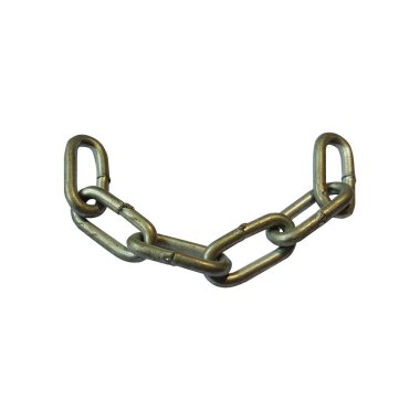 Metal zincirler beyaz arkaplanda izole edilmiş