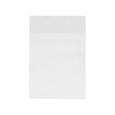 Beyaz arkaplan ile şeffaf berrak plastik