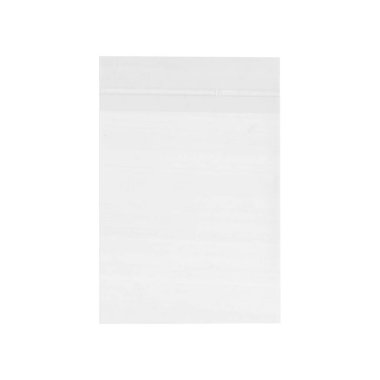 Beyaz arkaplan ile şeffaf berrak plastik