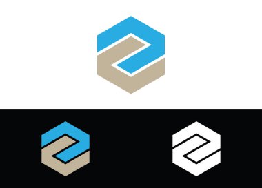 İlk Harf C Logosu veya Simge Tasarım Vektör Şablonu