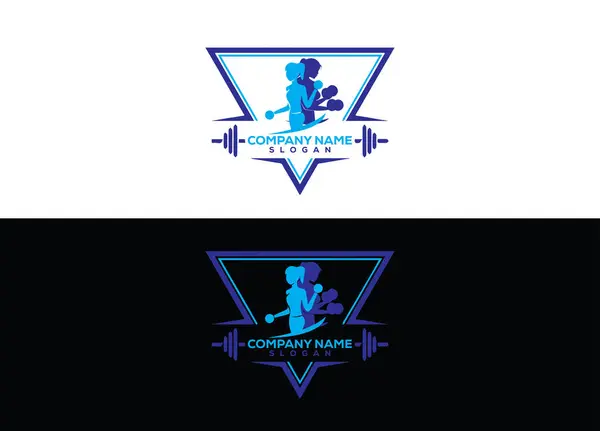 GYM Logosu veya Simge Tasarım Vektör Şablonu