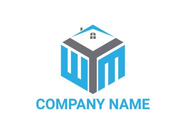 Emlak Logosu veya Tasarım Vektörü Resim Şablonu