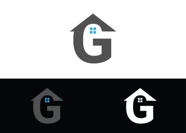 Real Estate Logo or Icon Design Vector Image Template