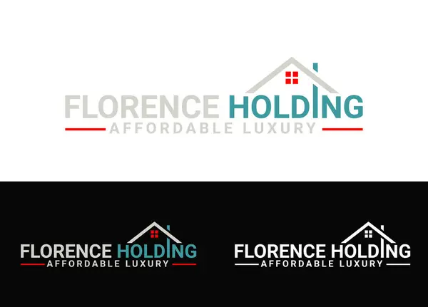 Real Estate Logo or Icon Design Vector Image Template