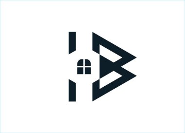 Harf HB Logo Tasarım Vektörü Resim Şablonu