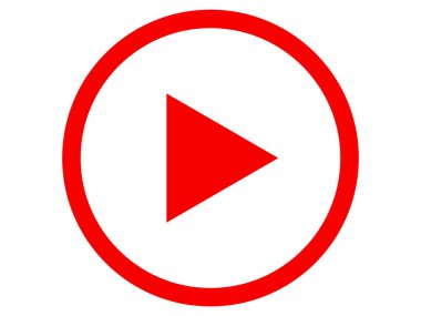 Bu video çalma düğmesi simgesi.