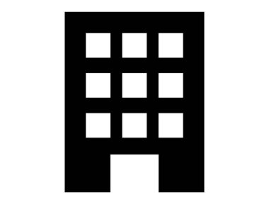 Bu bir binanın simgesi / silueti.