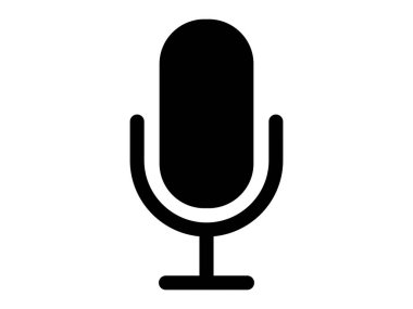 Bu bir mikrofon simgesi..