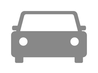 This is a car icon (silhouette) illustration. clipart