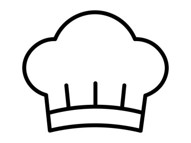 Aşçı şapkası ikonu..