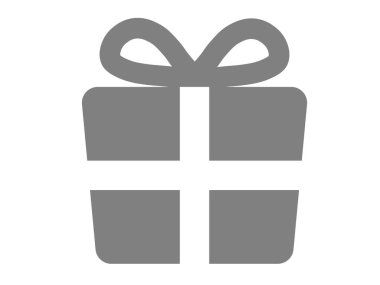 Bu bir hediye kutusunun silüet simgesi..