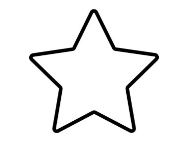 This is an illustration of a star mark frame.