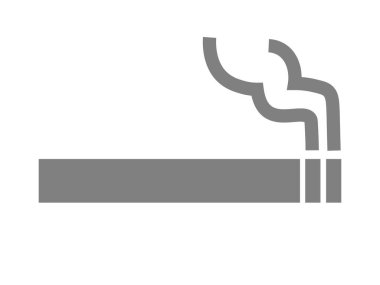 Bu bir sigara izinin çizimi (sigara simgesi)).