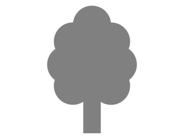 Bu bir ağaç silueti simgesi..