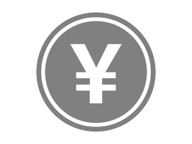 Bu bir para simgesi çizimi (madeni para silueti)).