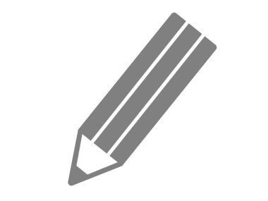 Bu bir kalem simgesi çizimi (kalem silueti).